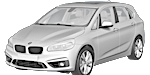 BMW F45 P1E6E Fault Code